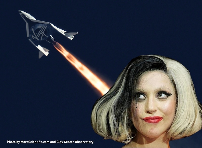 Lady Gaga in Space: Pop Star to Sing on Virgin Galactic Rocket Ride